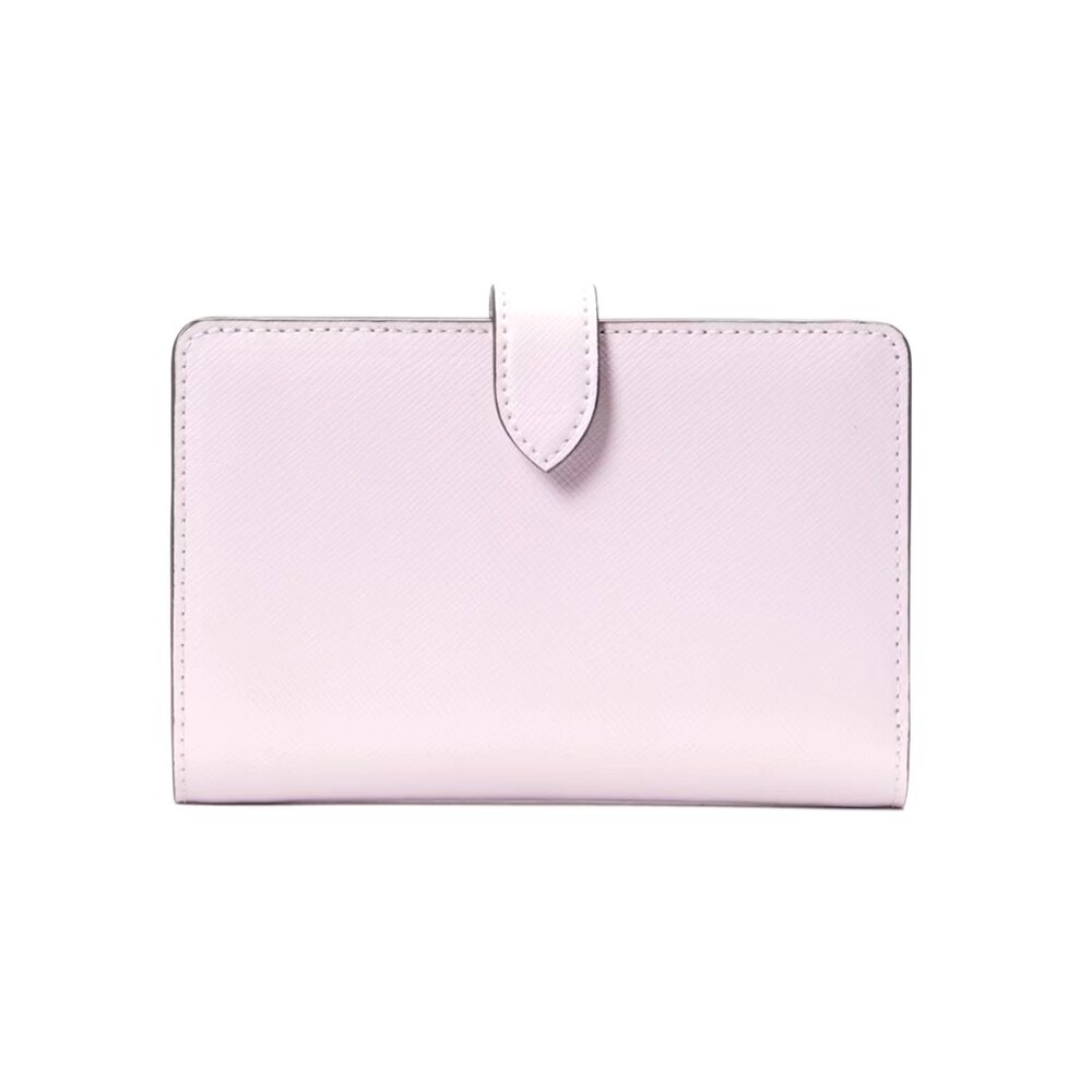 New Kate Spade Madison Interior Printed Medium Bifold Wallet Pale Amethyst Multi - Picture 3 of 3